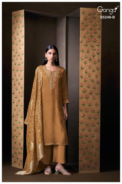 Ganga evnsa 5249 wholesale dress material in mumbai mumbai maharashtra